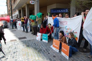 Manifestación Aljafería