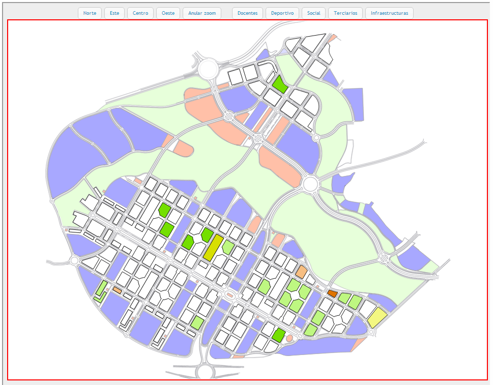 Plano calles Arcosur Zaragoza